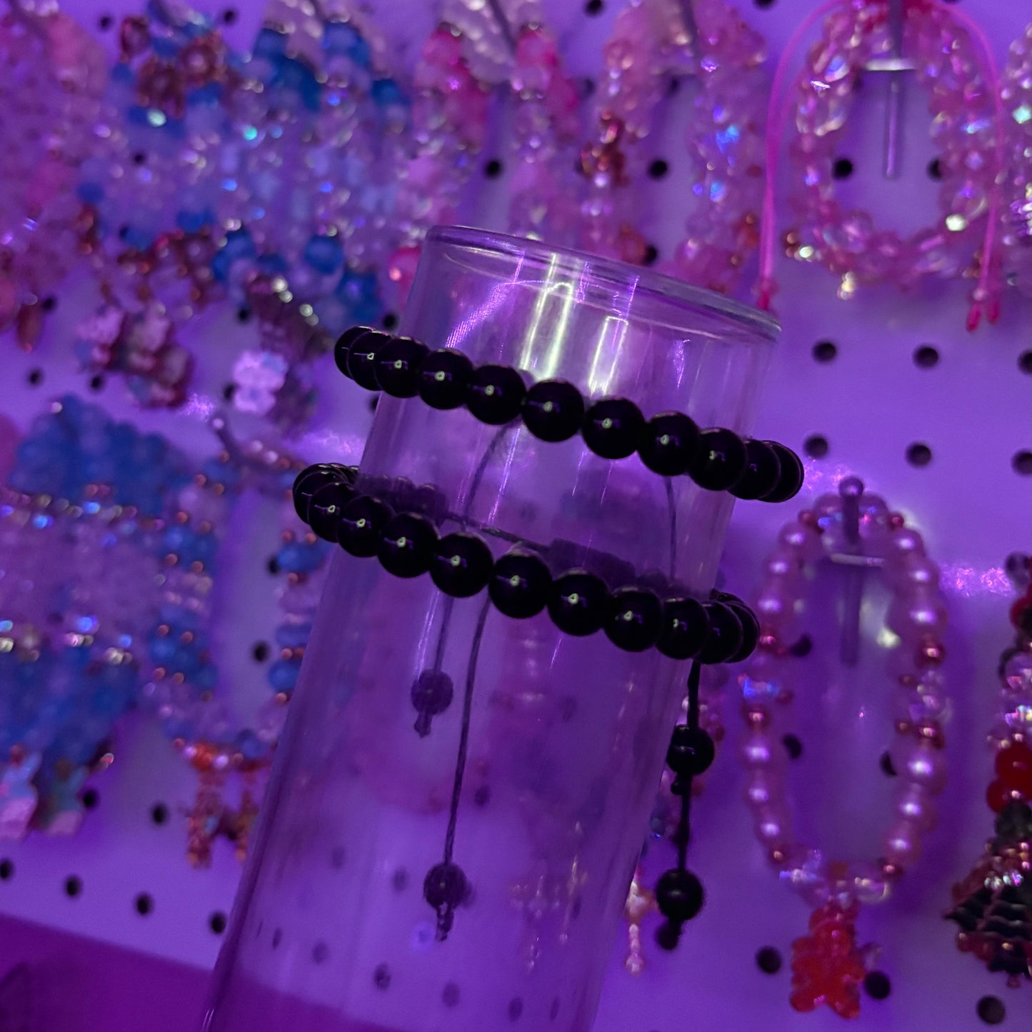 Black adjustable bracelet