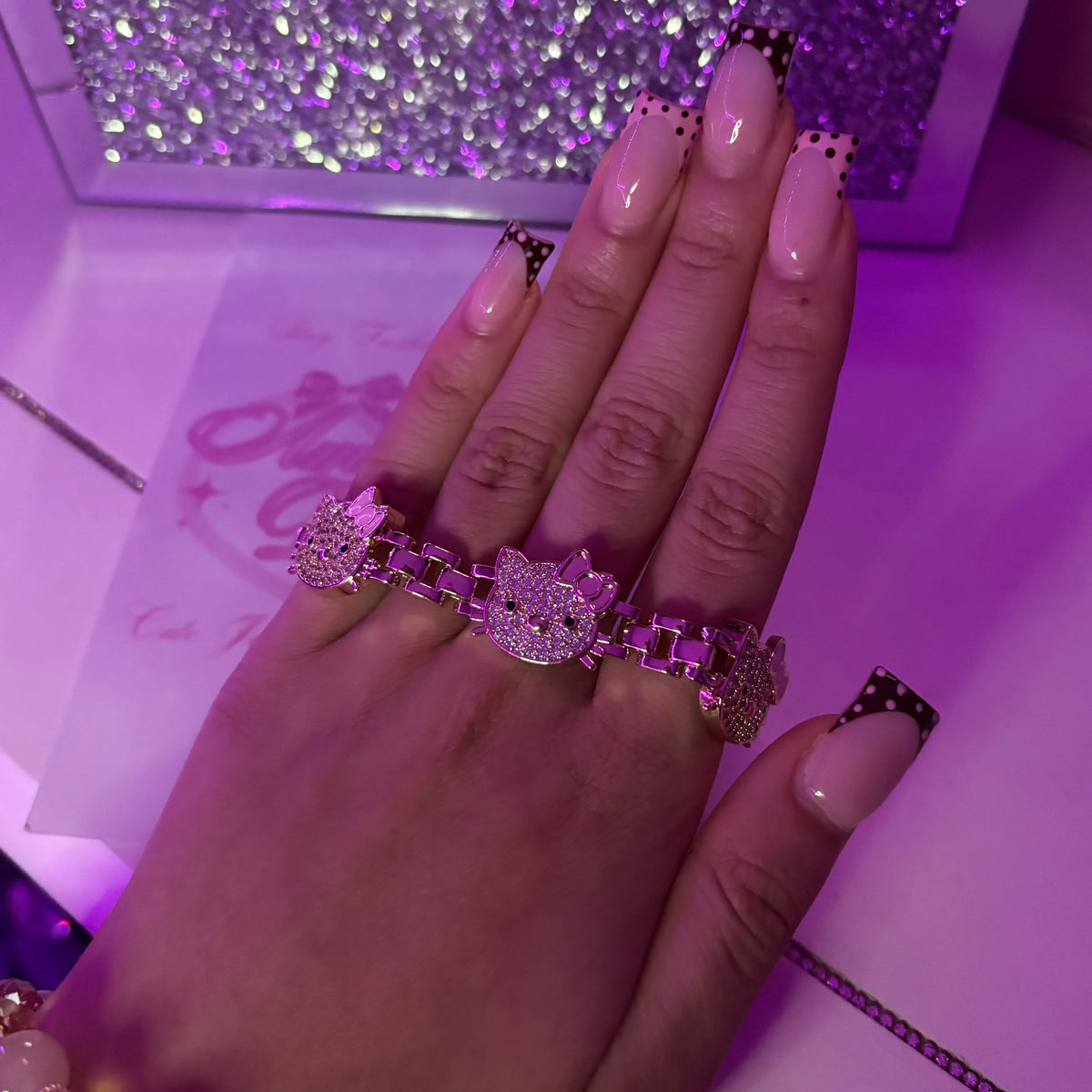 Hello Kitty Tennis Bracelet