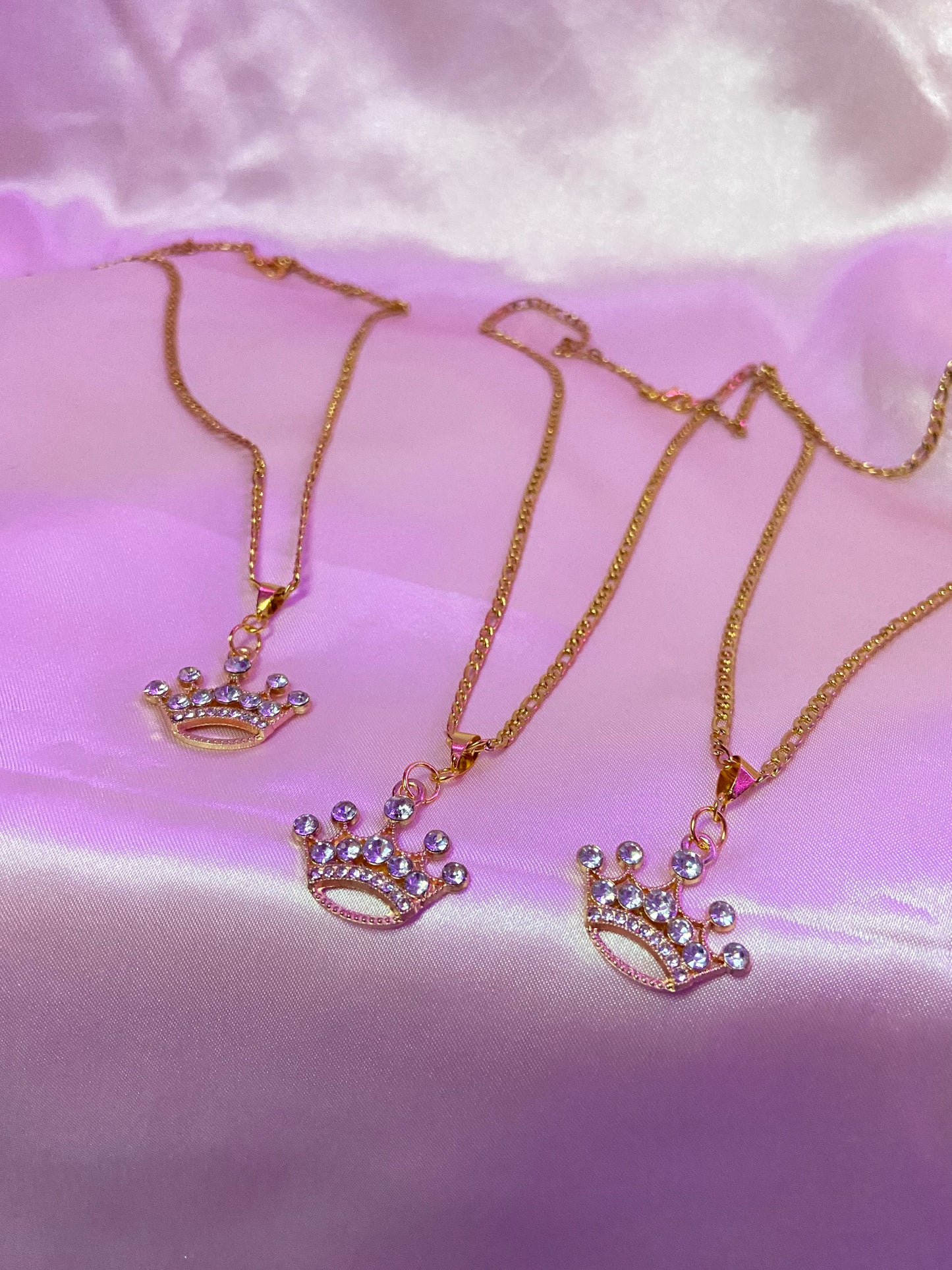 Crown necklace chain