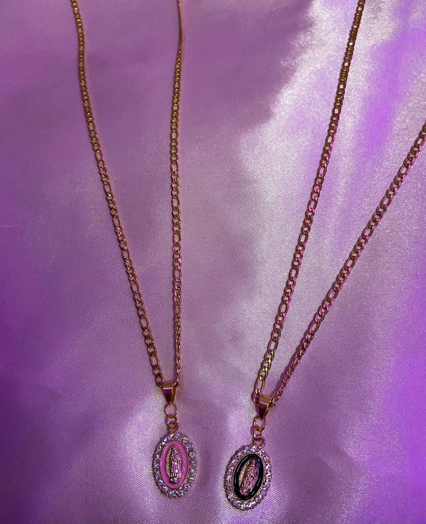 Virgin Mary necklace chain