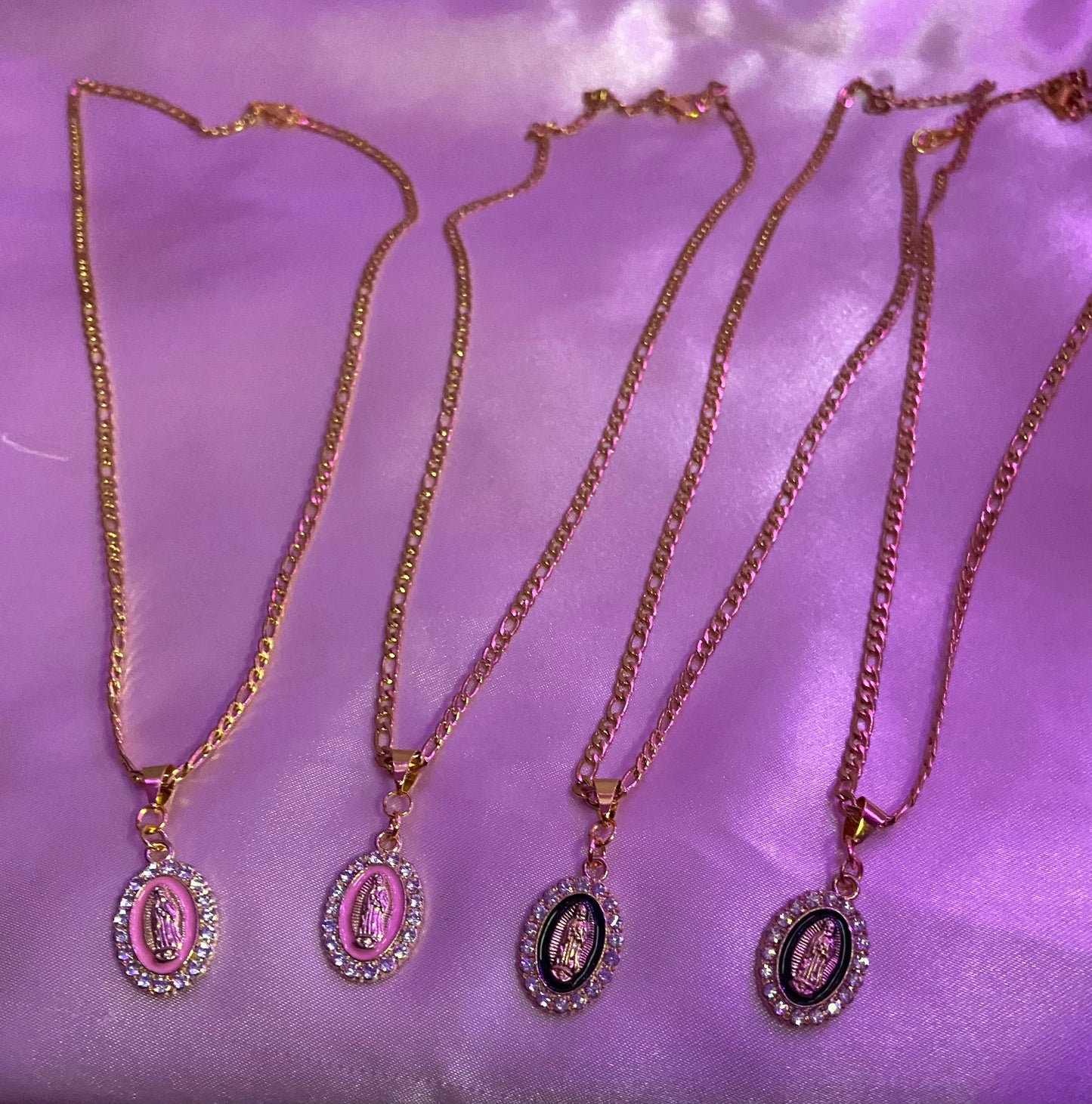 Virgin Mary necklace chain
