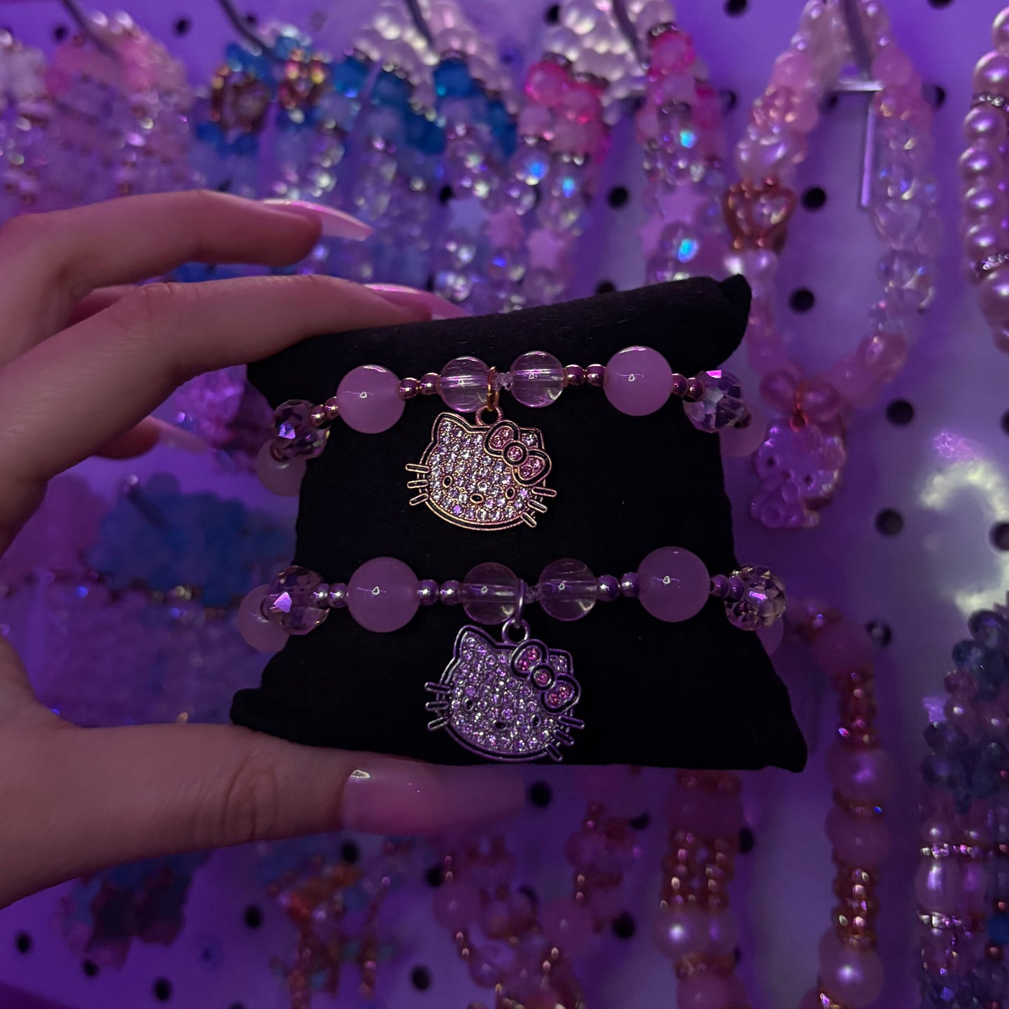 Rhinestone Charm Hello Kitty