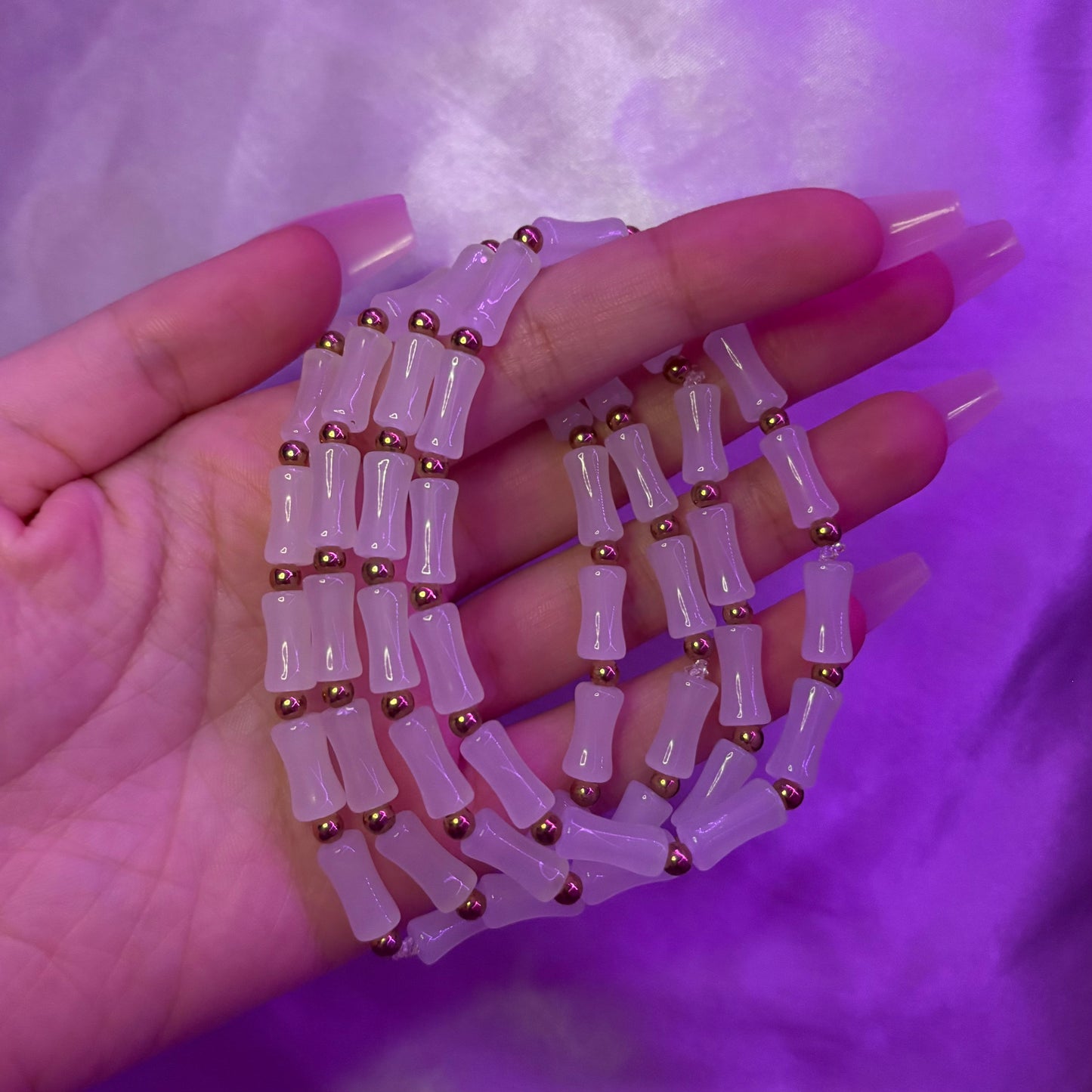 Bamboo Glass Bracelet