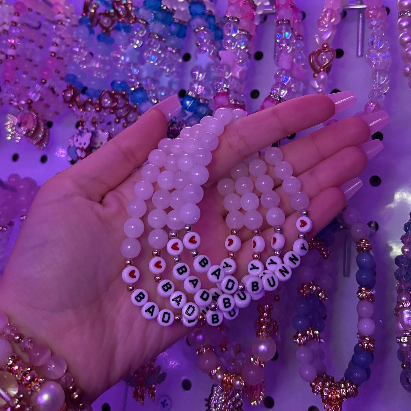 Bad Bunny beaded bracelets