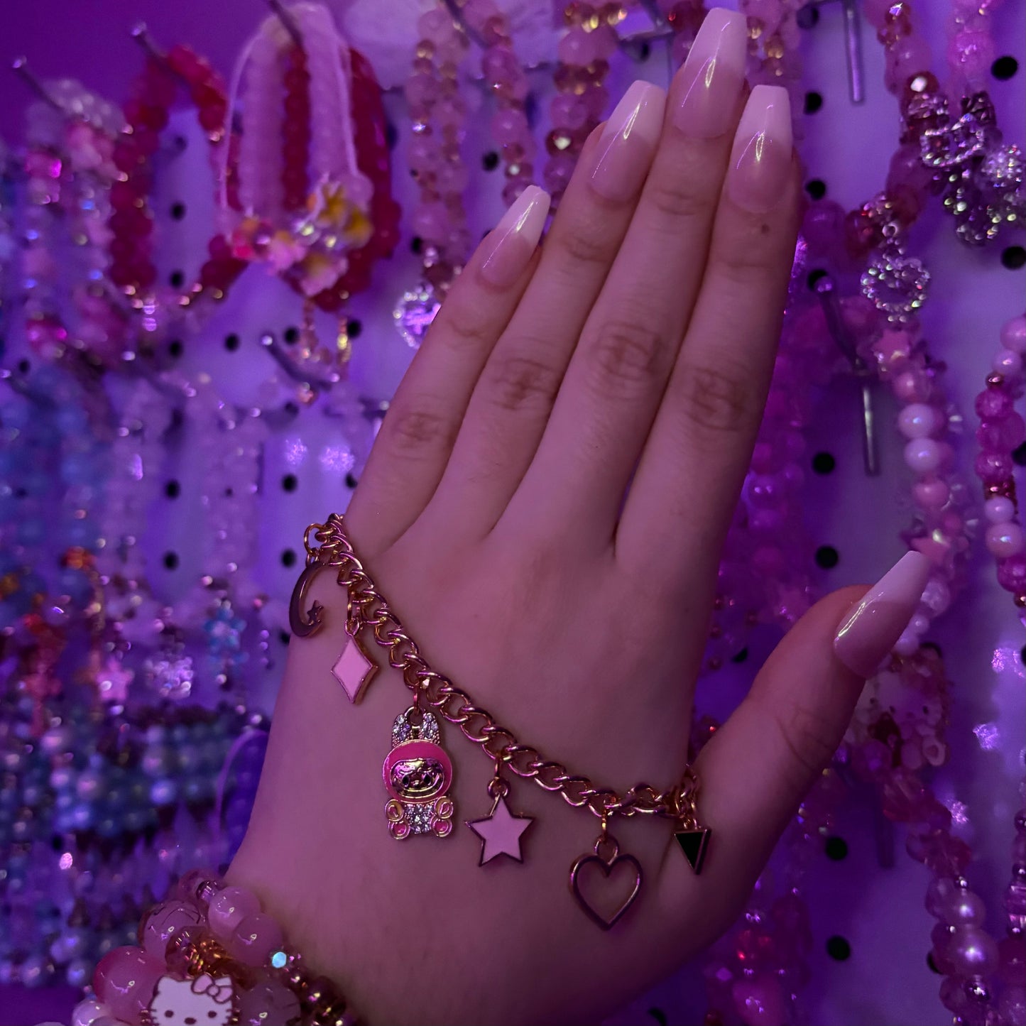 Pink Bedazzled Labubu