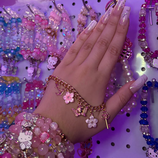 Angel Gold Charm bracelet