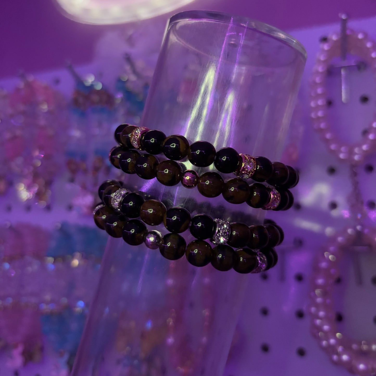 Marble brown and black