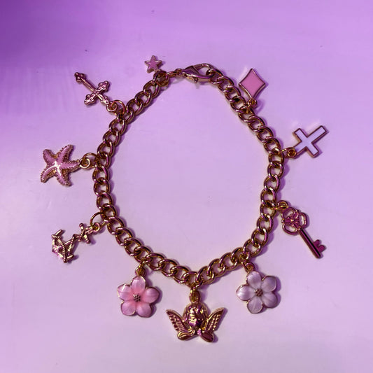 Angel Gold Charm bracelet