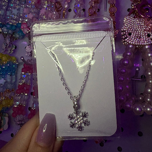 Snowflake necklace