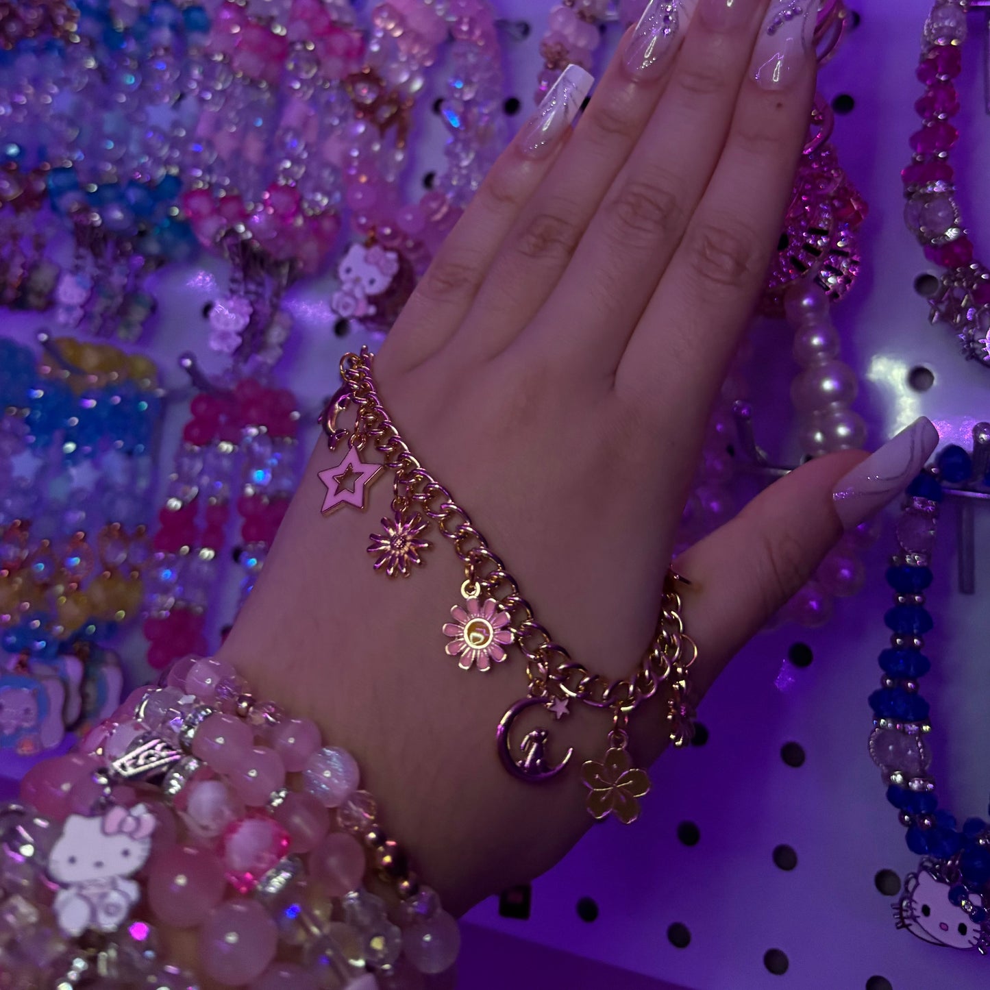 Dreamy Gold Charm bracelet