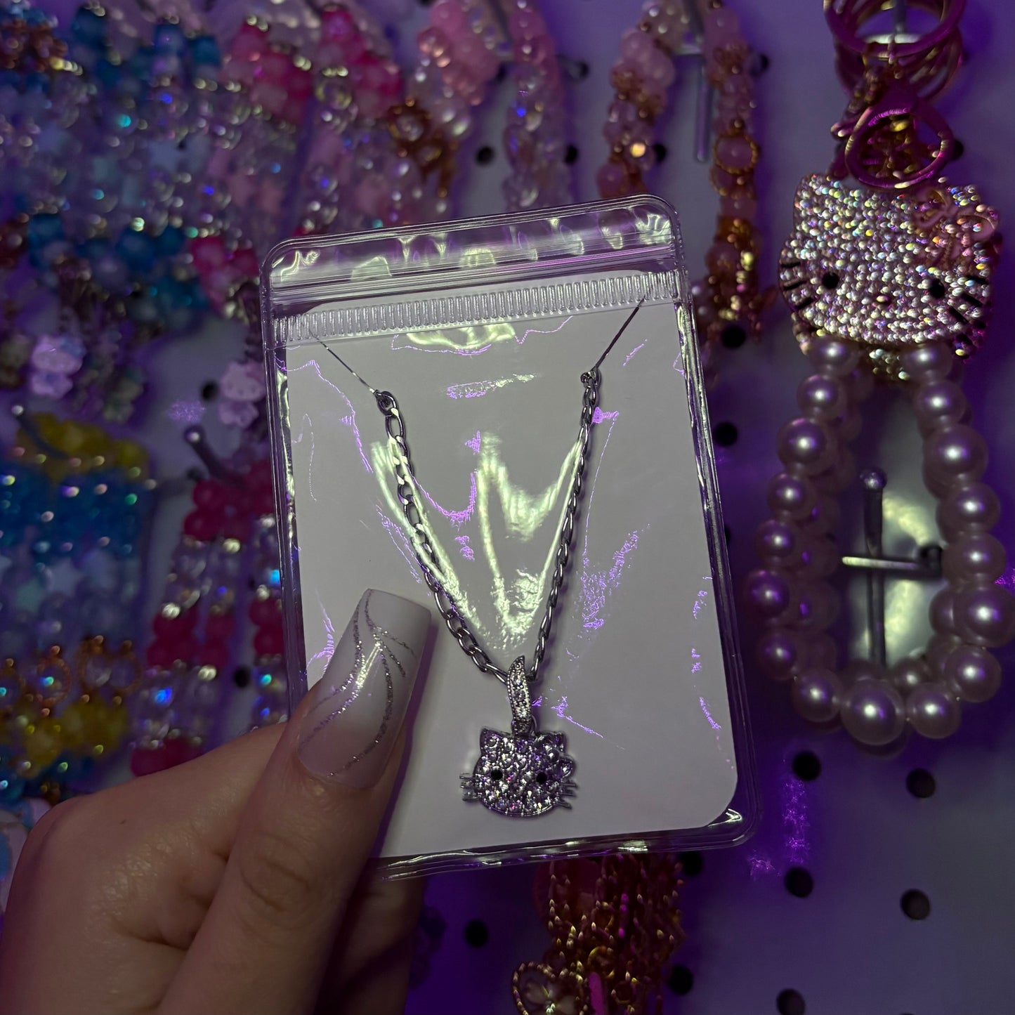 Hello Kitty Rhinestone necklace