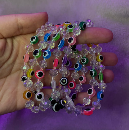 Colorful evil eyes
