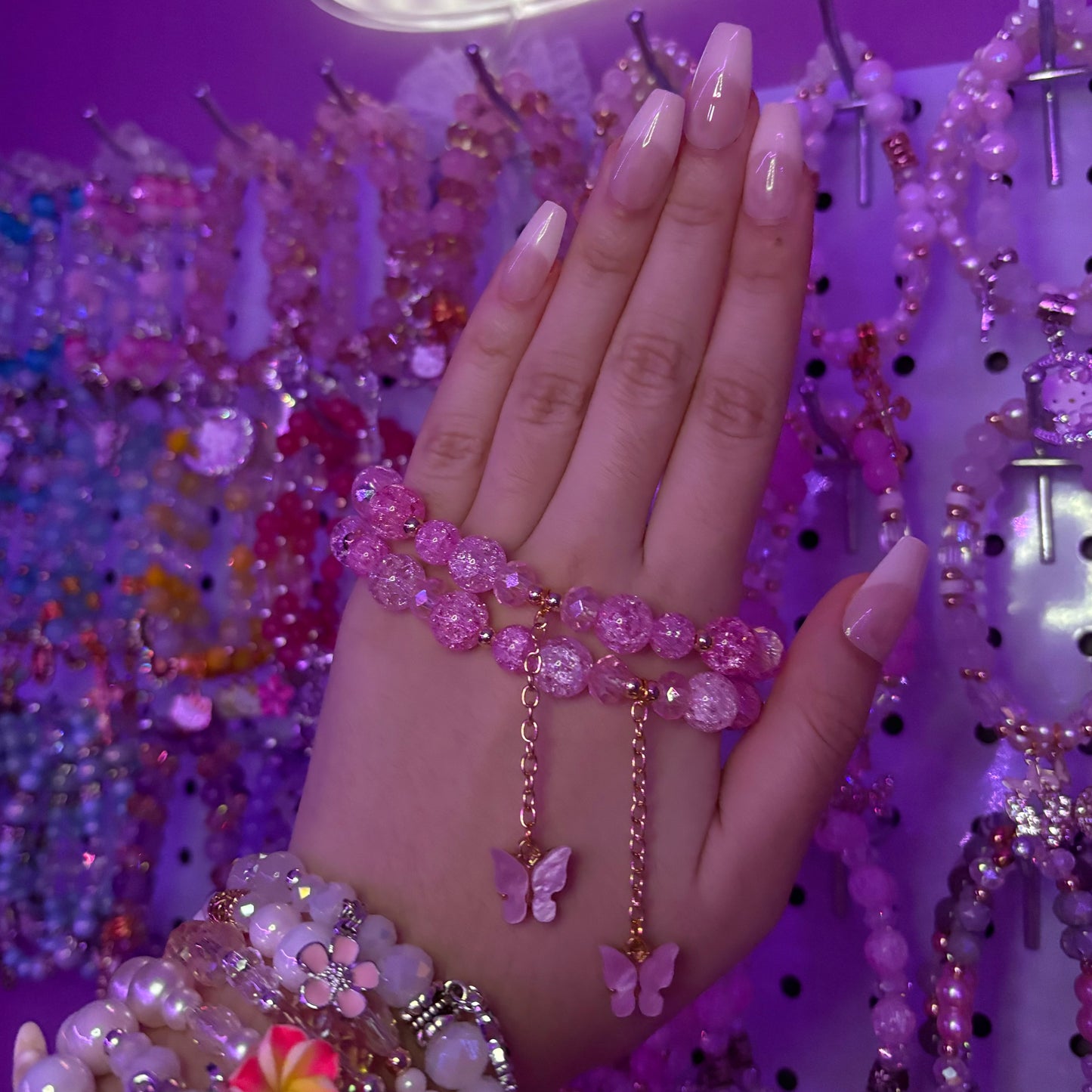 Sparkle Pink Butterfly