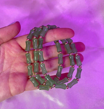 Bamboo Glass Bracelet