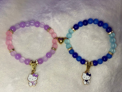 Hello Kitty magnetic heart bracelet