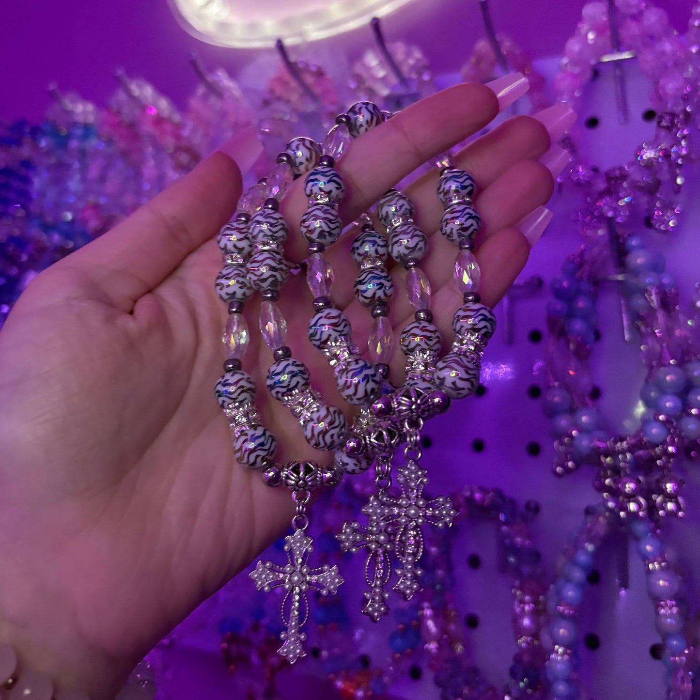 Glamorous Pearl Cross