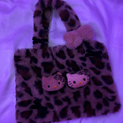 Hello Kitty Mini Leopard Bag with 10 mystery bracelets inside