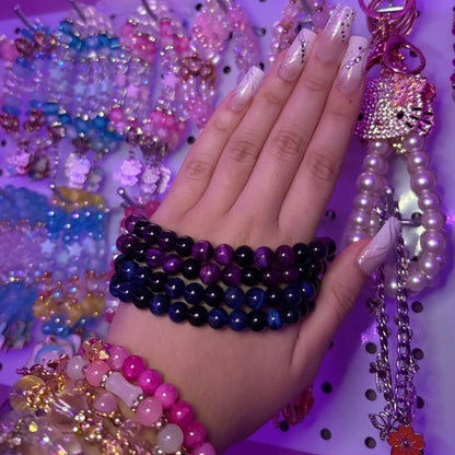 Cat eye beaded bracelets
