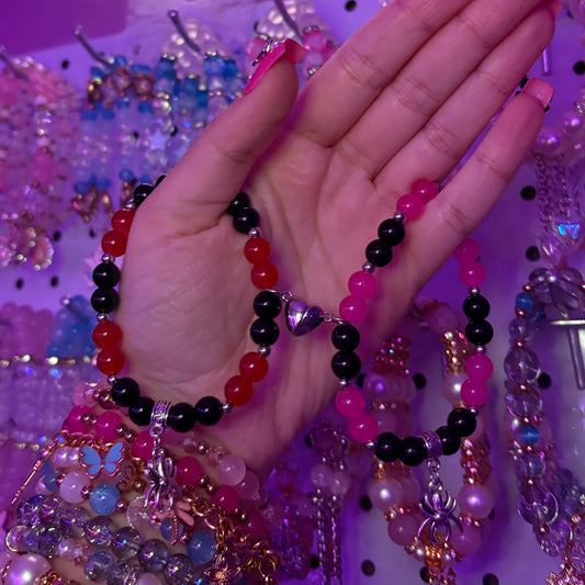 Spider Magnetic Heart bracelets