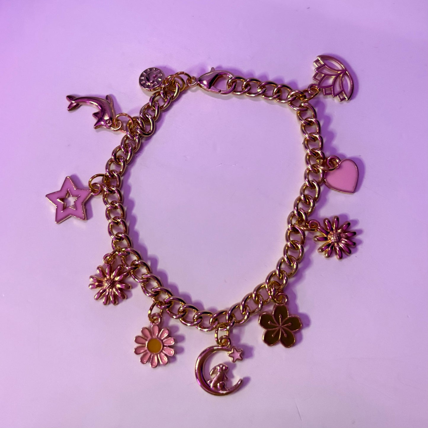 Dreamy Gold Charm bracelet