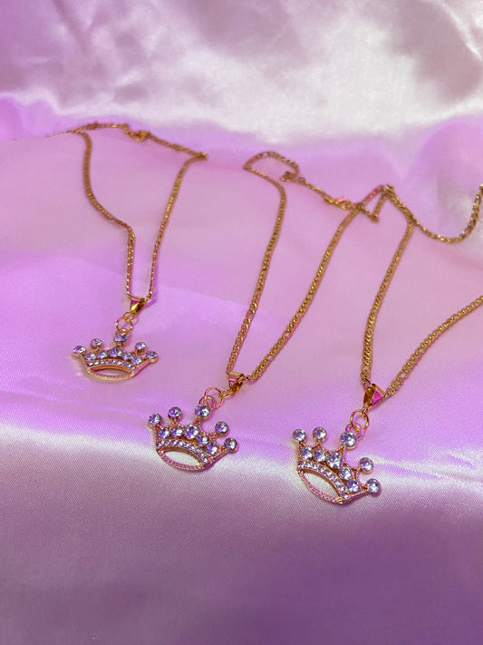 Crown necklace chain