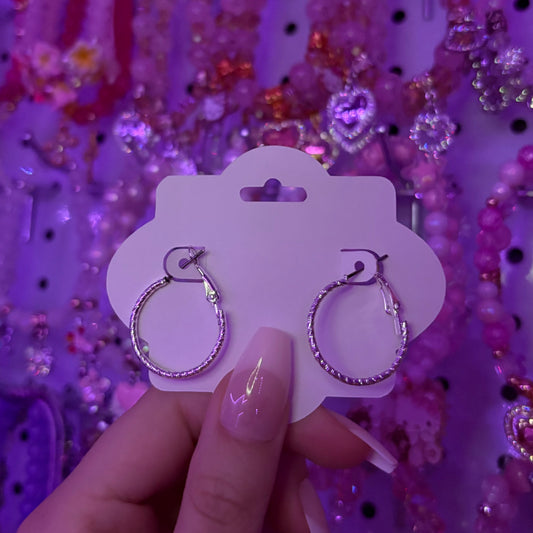 Silver Hoop Earrings