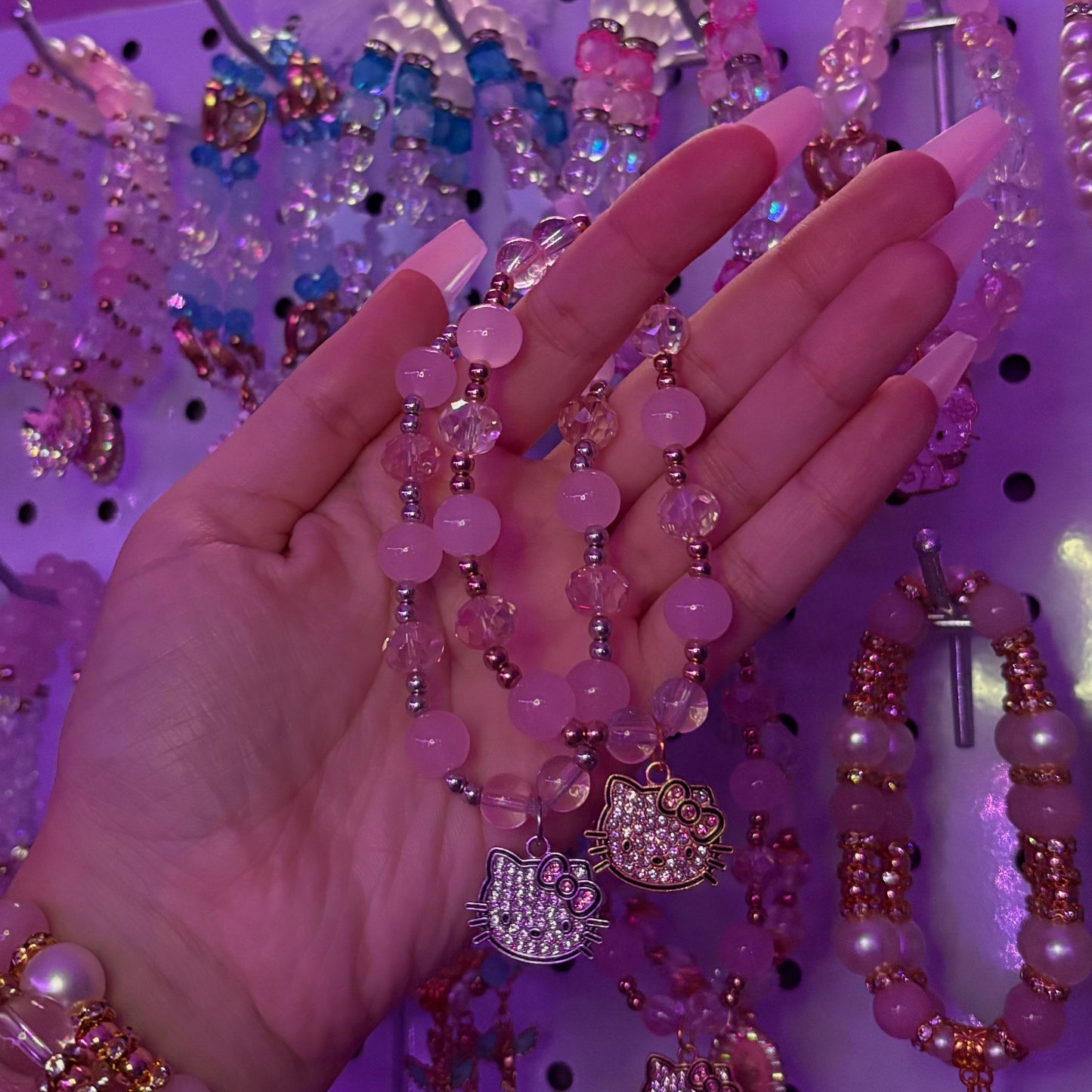 Rhinestone Charm Hello Kitty