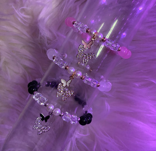 Rhinestone butterfly