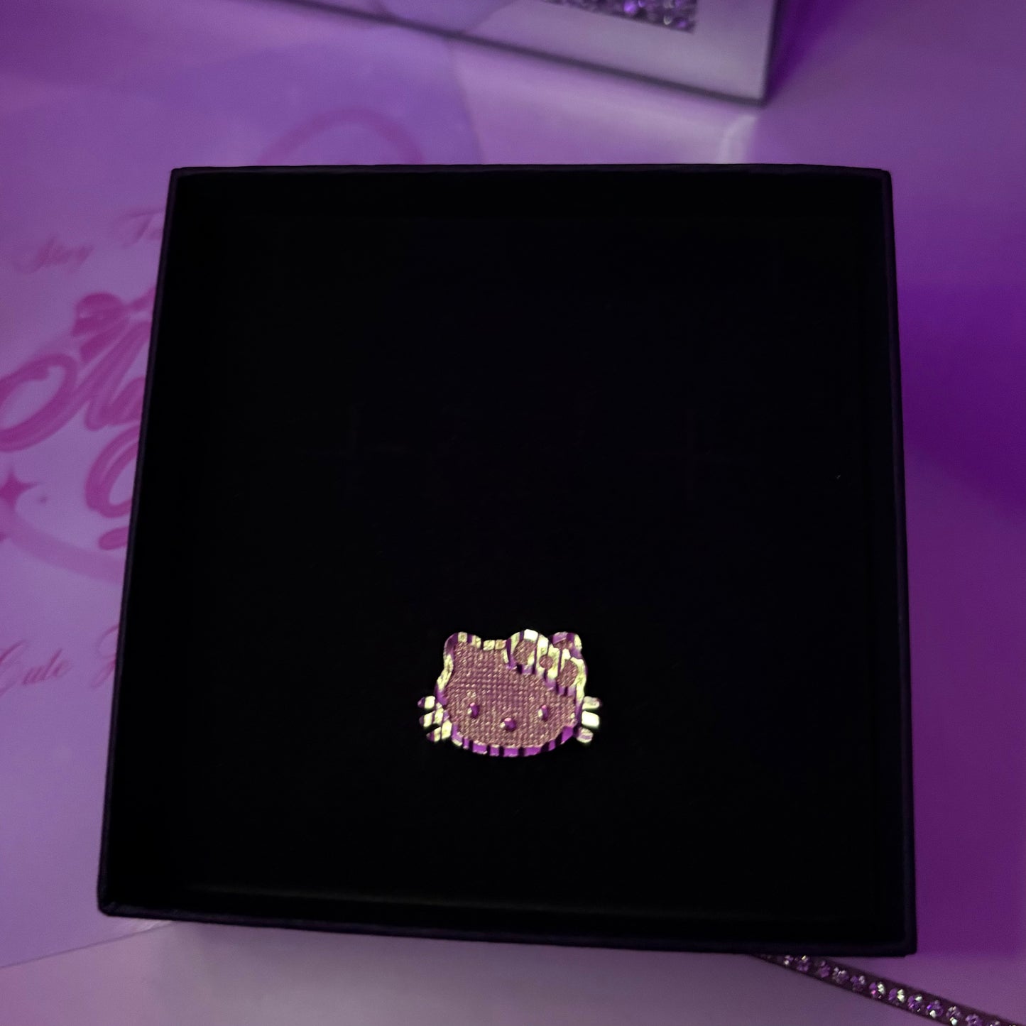 Hello Kitty Gold Ring (smooth ring)