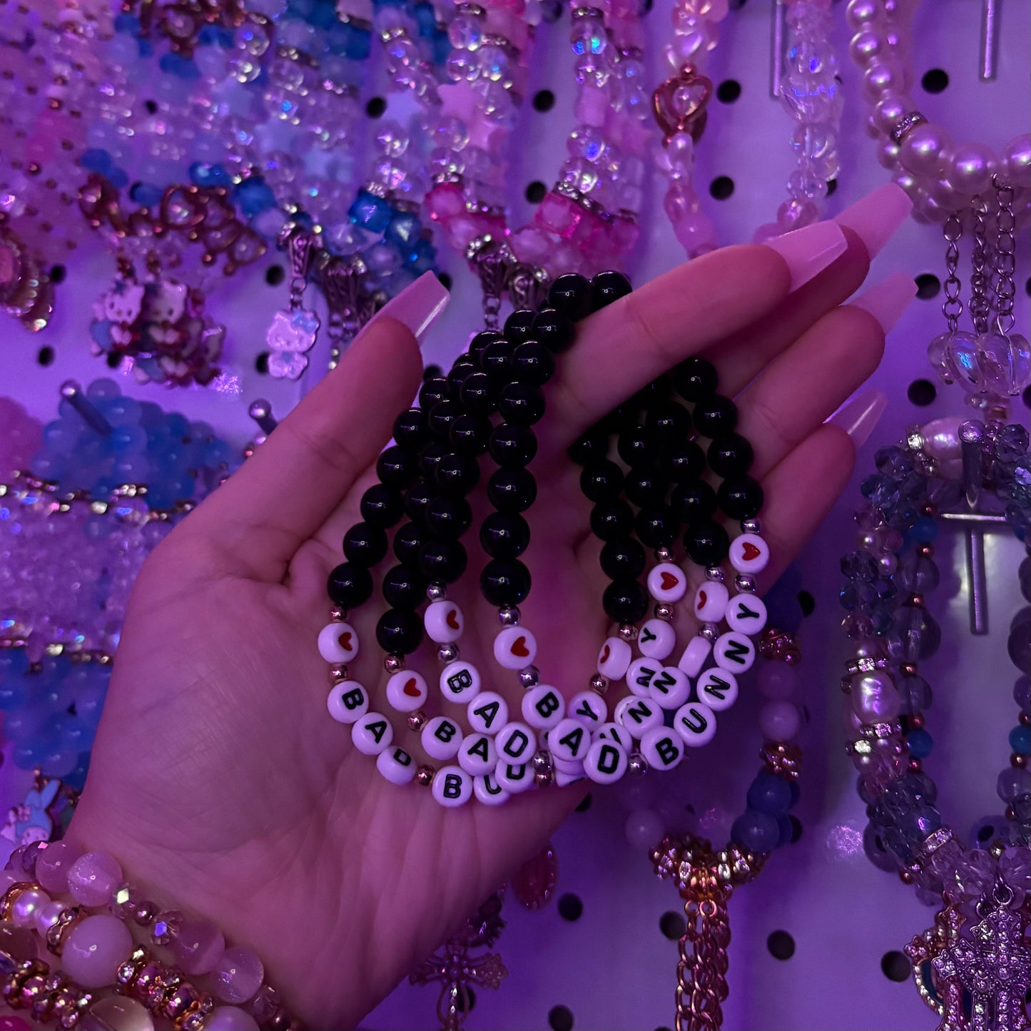 Bad Bunny beaded bracelets