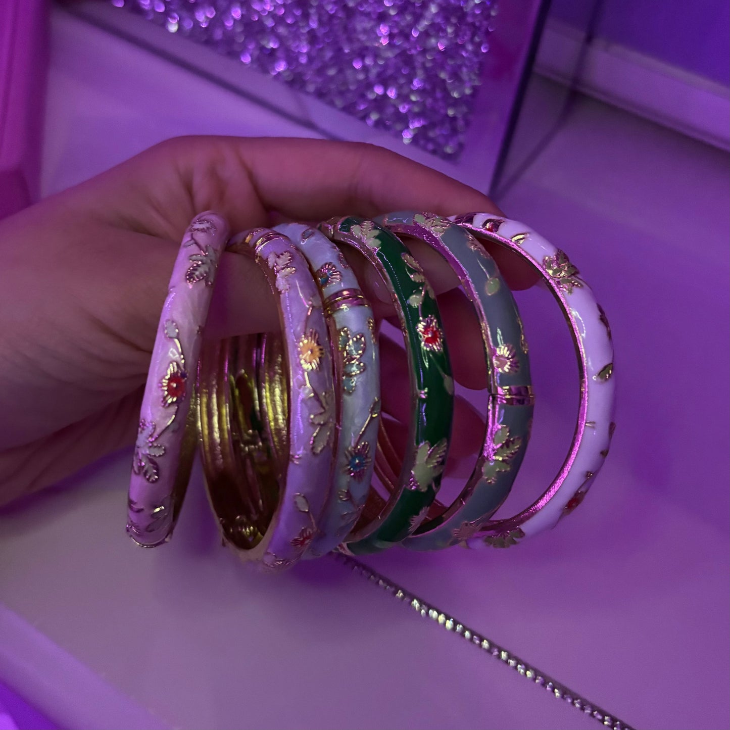 Spring Flower Bangle