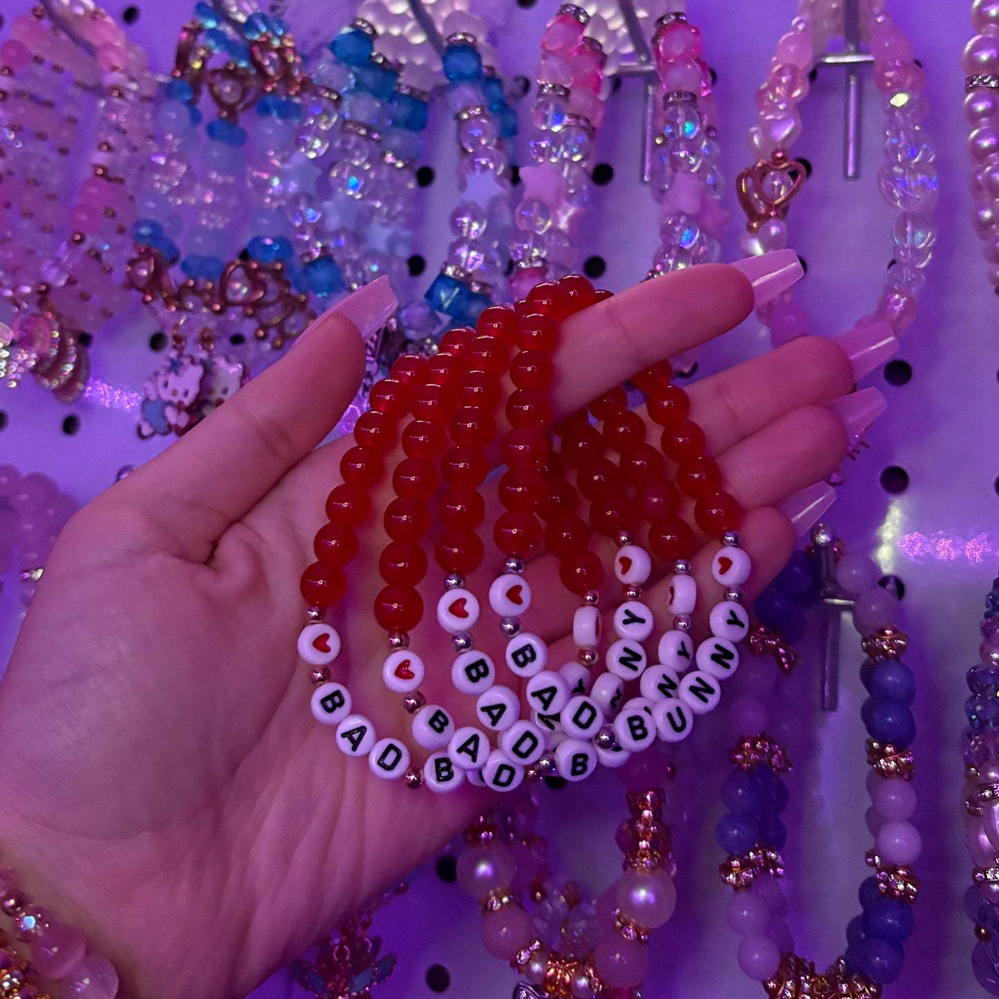 Bad Bunny beaded bracelets