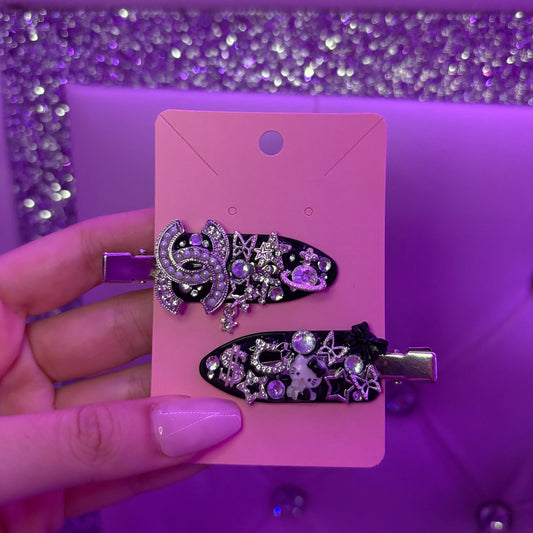 Luxury Junky Hair Clips 2 Pieces