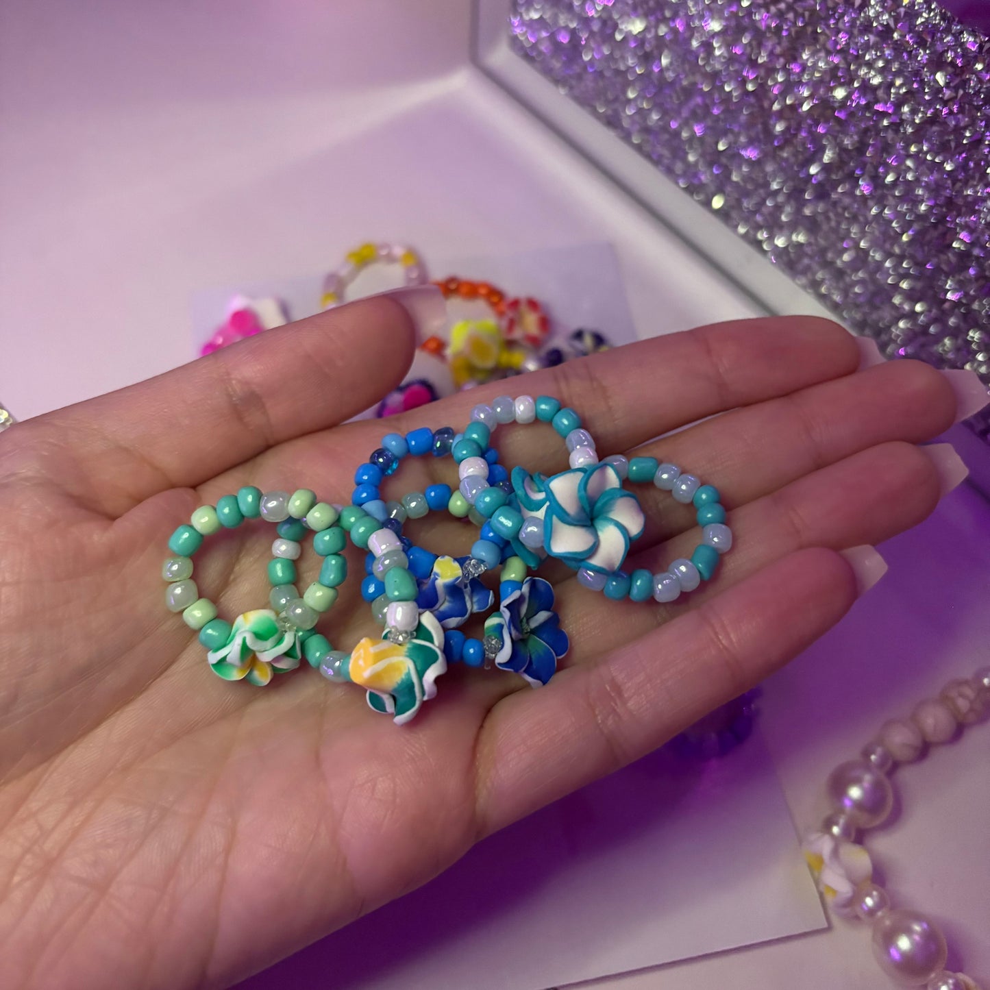 Beaded Rings (4 RINGS FOR $1)