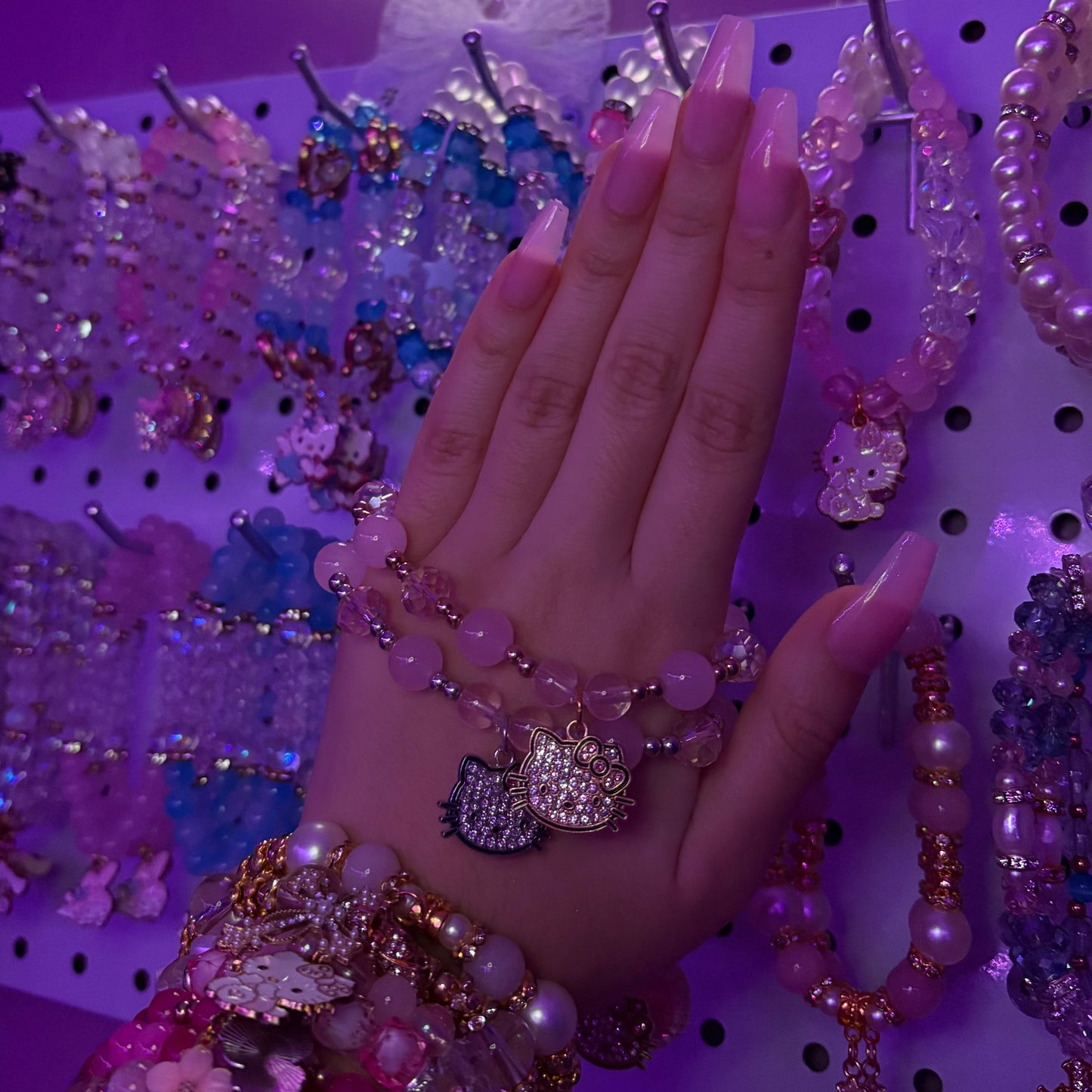 Rhinestone Charm Hello Kitty