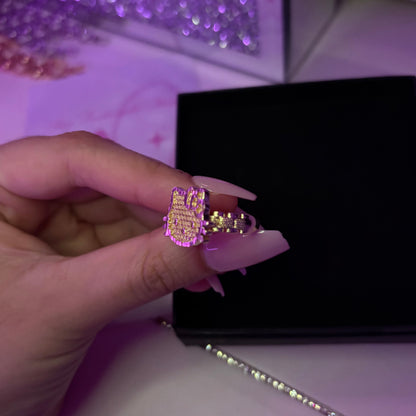 Hello Kitty Nugget Ring
