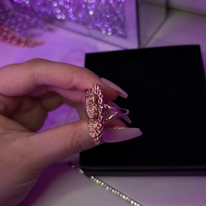 Hello Kitty Heart Nugget Ring