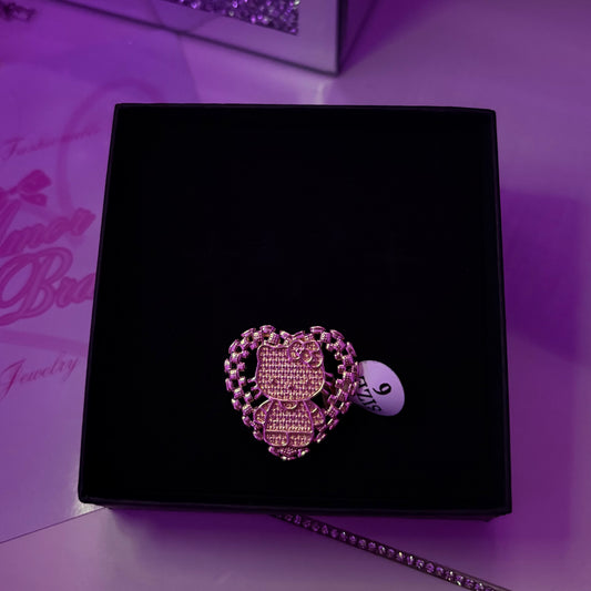 Hello Kitty Heart Nugget Ring
