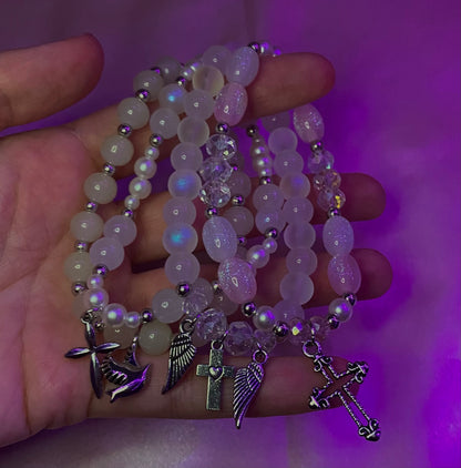 Angel bracelet stack